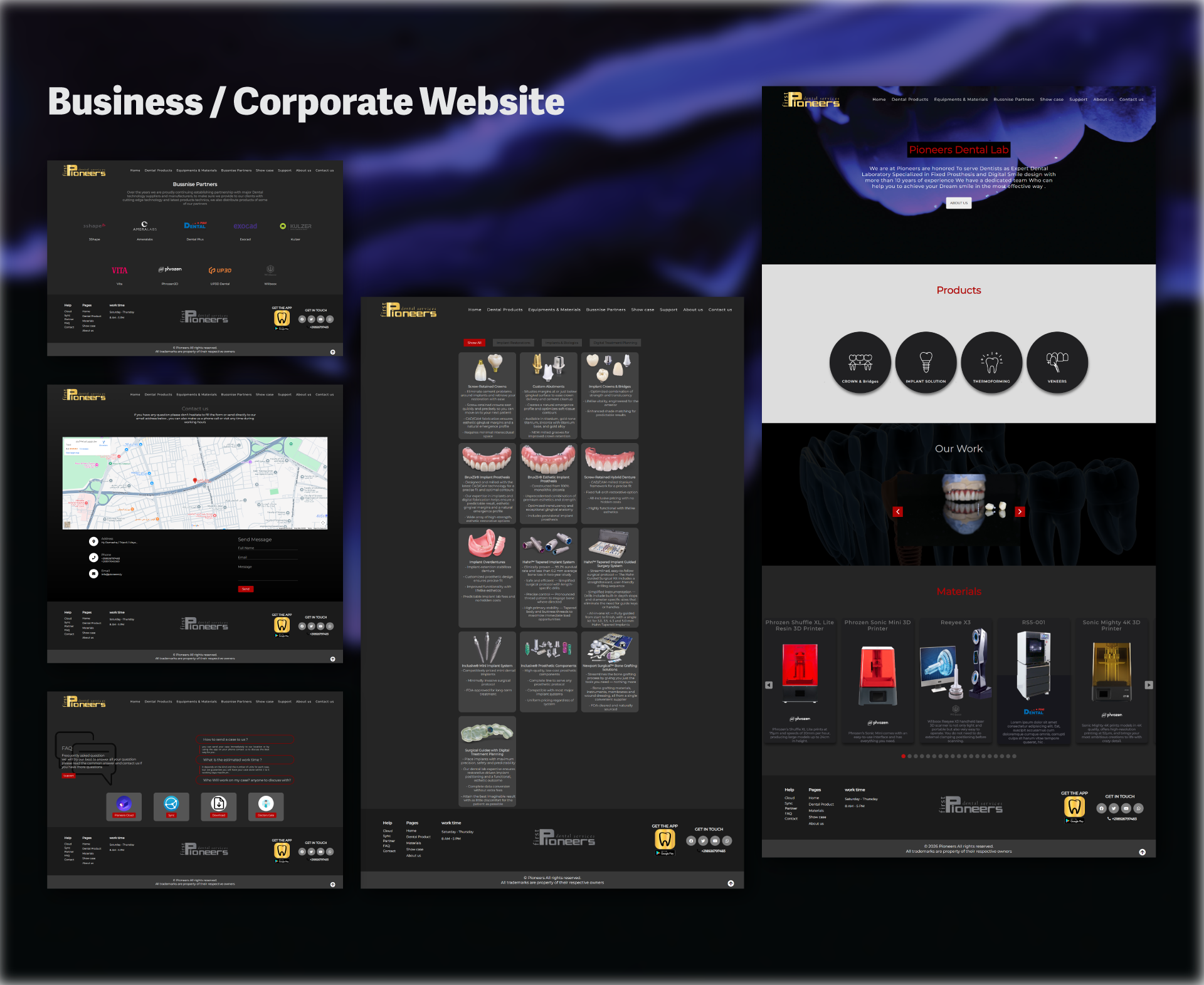 Pioneers website